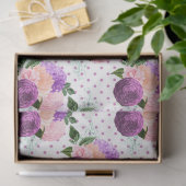 Design der Serie Peach, Pink and Lavender 10 Seidenpapier (Geschenk)