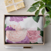 Design der Serie Peach, Pink und Lavendel 1 Seidenpapier (Geschenk)