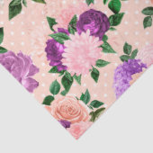 Design der Serie Peach, Pink und Lavendel 3 Seidenpapier (Ausschnitt)