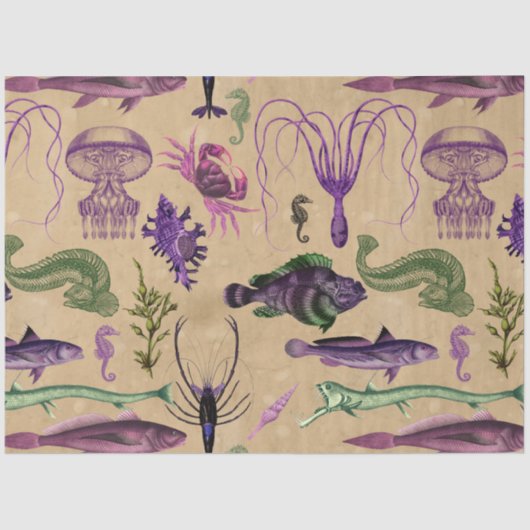 Design der Serie Salt Witch Grimore 14 Seidenpapier (Vorderseite)