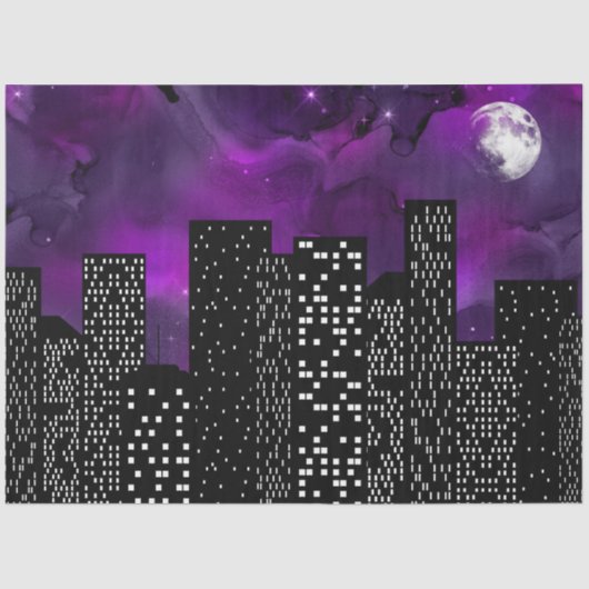 Design der Serie Starry Skyline 3 Seidenpapier (Vorderseite)