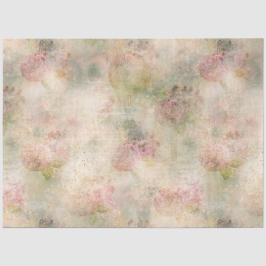 Design der Serie "Steampunk Romance 1" Seidenpapier (Vorderseite)