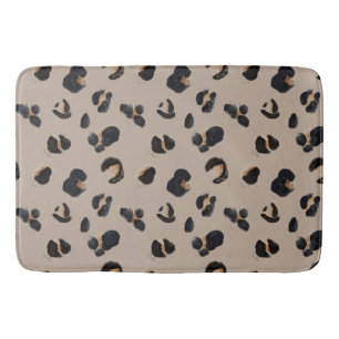 Design der Serie Tropical Animal Print and Green 3 Badematte