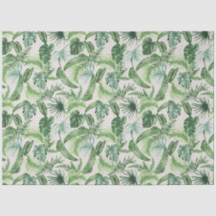 Design der Serie Tropical Animal Print & Greenery Seidenpapier