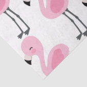 Design der Serie Tropical Flamingo 3 Seidenpapier (Ausschnitt)