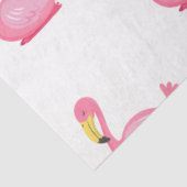Design der Serie Tropical Flamingo 5 Seidenpapier (Ausschnitt)