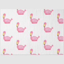 Design der Serie Tropical Flamingo 5 Seidenpapier