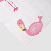 Design der Serie Tropical Flamingo 8 Seidenpapier (Ausschnitt)