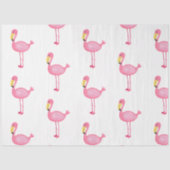 Design der Serie Tropical Flamingo 8 Seidenpapier (Vorderseite)