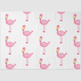 Design der Serie Tropical Flamingo 8 Seidenpapier