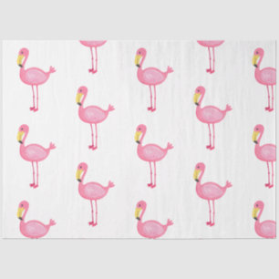 Design der Serie Tropical Flamingo 8 Seidenpapier