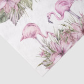 Design der Serie "Watercolor Flamingo" 3 Seidenpapier (Ausschnitt)