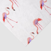 Design der Serie Watercolor Flamingo 8 Seidenpapier (Ausschnitt)