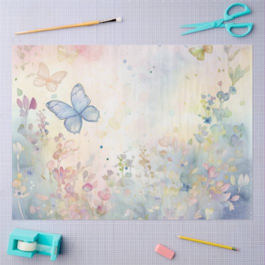 Design der Serie "Whimsical Butterfly" 1 Seidenpapier (Basteln)