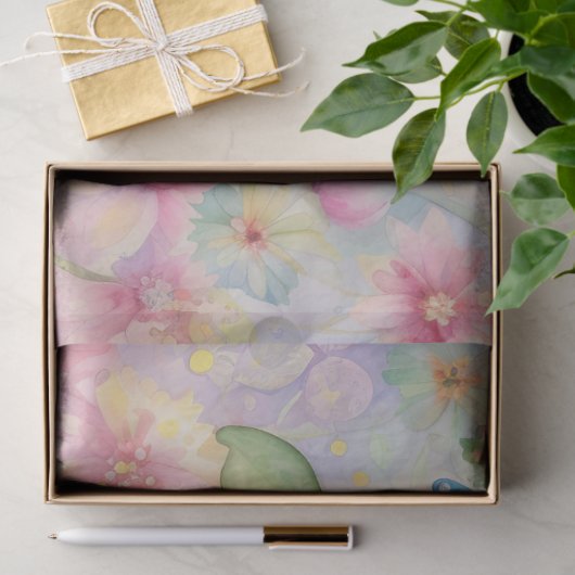 Design der Serie "Whimsical Butterfly" 2 Seidenpapier (Geschenk)