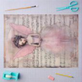 Design der Serie "Whimsical Pink Angel" #11 Seidenpapier (Basteln)