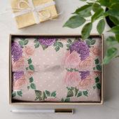 Design der Serien Peach, Pink und Lavendel 13 Seidenpapier (Geschenk)