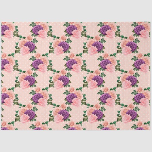 Design der Serien Peach, Pink und Lavendel 13 Seidenpapier (Vorderseite)