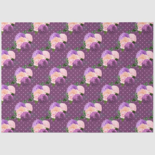 Design der Serien Peach, Pink und Lavendel 15 Seidenpapier (Vorderseite)