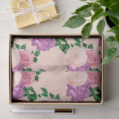 Design der Serien Peach, Pink und Lavendel 16 Seidenpapier (Geschenk)