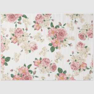 Design der Shabby Chic Collage Series 2 Seidenpapier