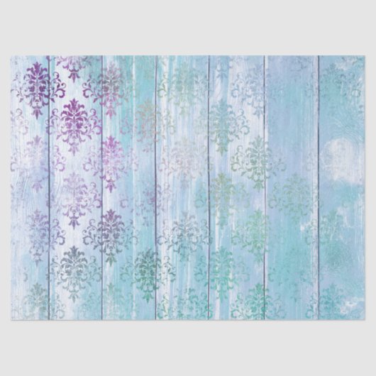 Design der Shabby Chic-Holzserie 2 Seidenpapier (Vorderseite)