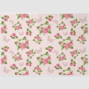 Design der Shabby Chic-Serie 10 Seidenpapier