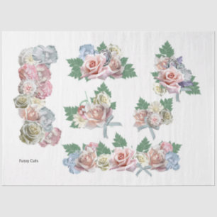 Design der Shabby Chic-Serie 25 Seidenpapier