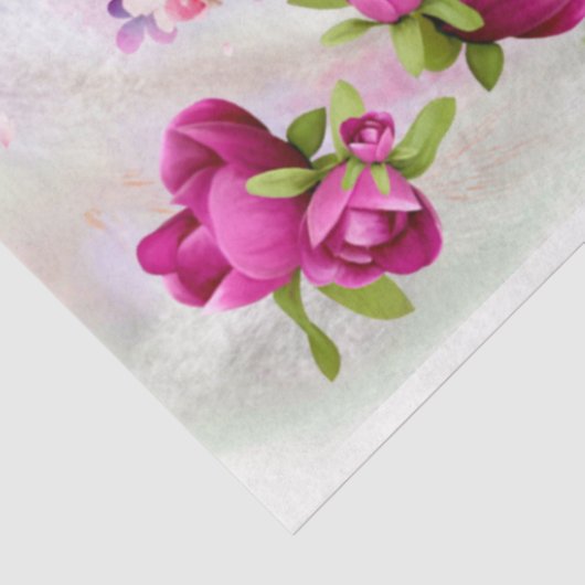 Design der Shabby Chic-Serie 27 Seidenpapier (Ausschnitt)