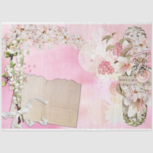 Design der Shabby Chic-Serie 31 Seidenpapier