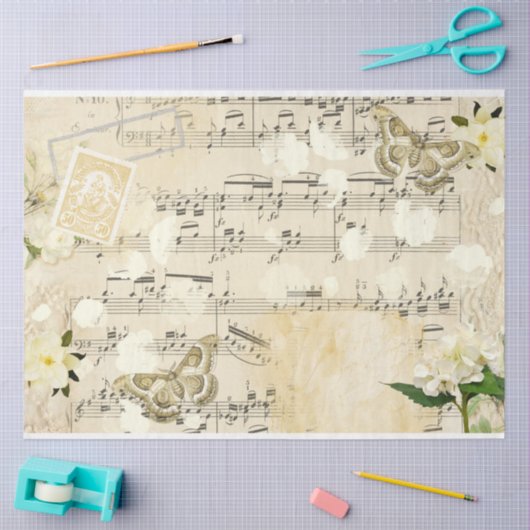 Design der Shabby Chicen 2 Seidenpapier (Basteln)