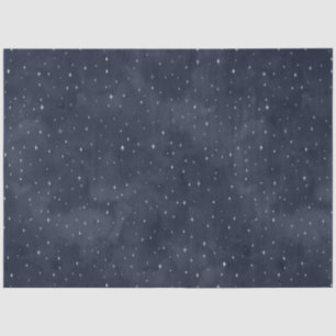 Design der Silver Starry Night Serie 10 Seidenpapier