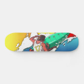 Design der Skateboard-Decke für Sunset Surfer Surf Skateboard (Horizontal)