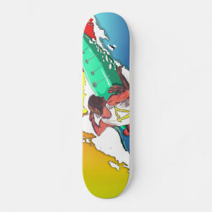 Design der Skateboard-Decke für Sunset Surfer Surf Skateboard