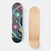 Design der Skateboards für Weltraum und Planet (Vorderseite)