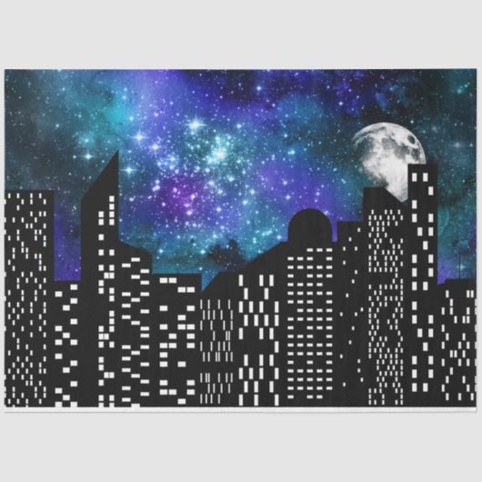 Design der Skyline-Serie 5 Seidenpapier (Vorderseite)