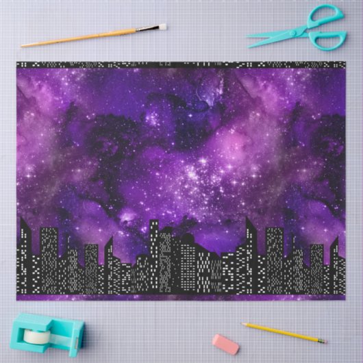 Design der Skyline-Serie 6 Seidenpapier (Basteln)