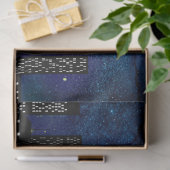 Design der Skyline-Serie Starry 9 Seidenpapier (Geschenk)