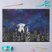 Design der Skyline-Serie Starry 9 Seidenpapier (Basteln)