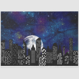 Design der Skyline-Serie Starry 9 Seidenpapier