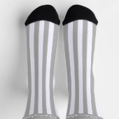 Design der Socken, grau und weiß Socken (Oben)