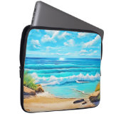 Design der Sonnenbänke Laptopschutzhülle (Vorne Rechts)