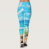 Design der Sonnenbänke Leggings (Rückseite)