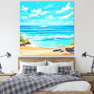 Design der Sonnenbänke Leinwanddruck