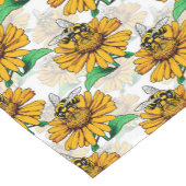 Design der Sonnenblumen-Blume Kurzer Tischläufer (Ecke)