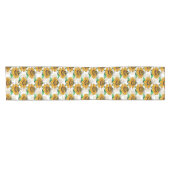 Design der Sonnenblumen-Blume Kurzer Tischläufer (Horizontal)
