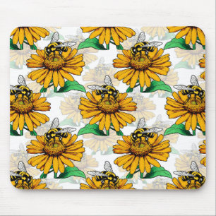 Design der Sonnenblumen-Blume Mousepad
