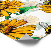 Design der Sonnenblumen-Blume Poster (Ecke)