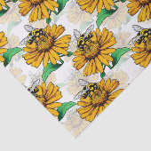 Design der Sonnenblumen-Blume Seidenpapier (Ausschnitt)