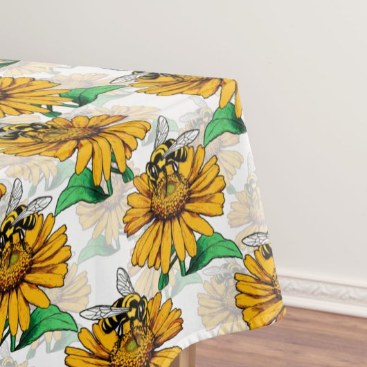 Design der Sonnenblumen-Blume Tischdecke